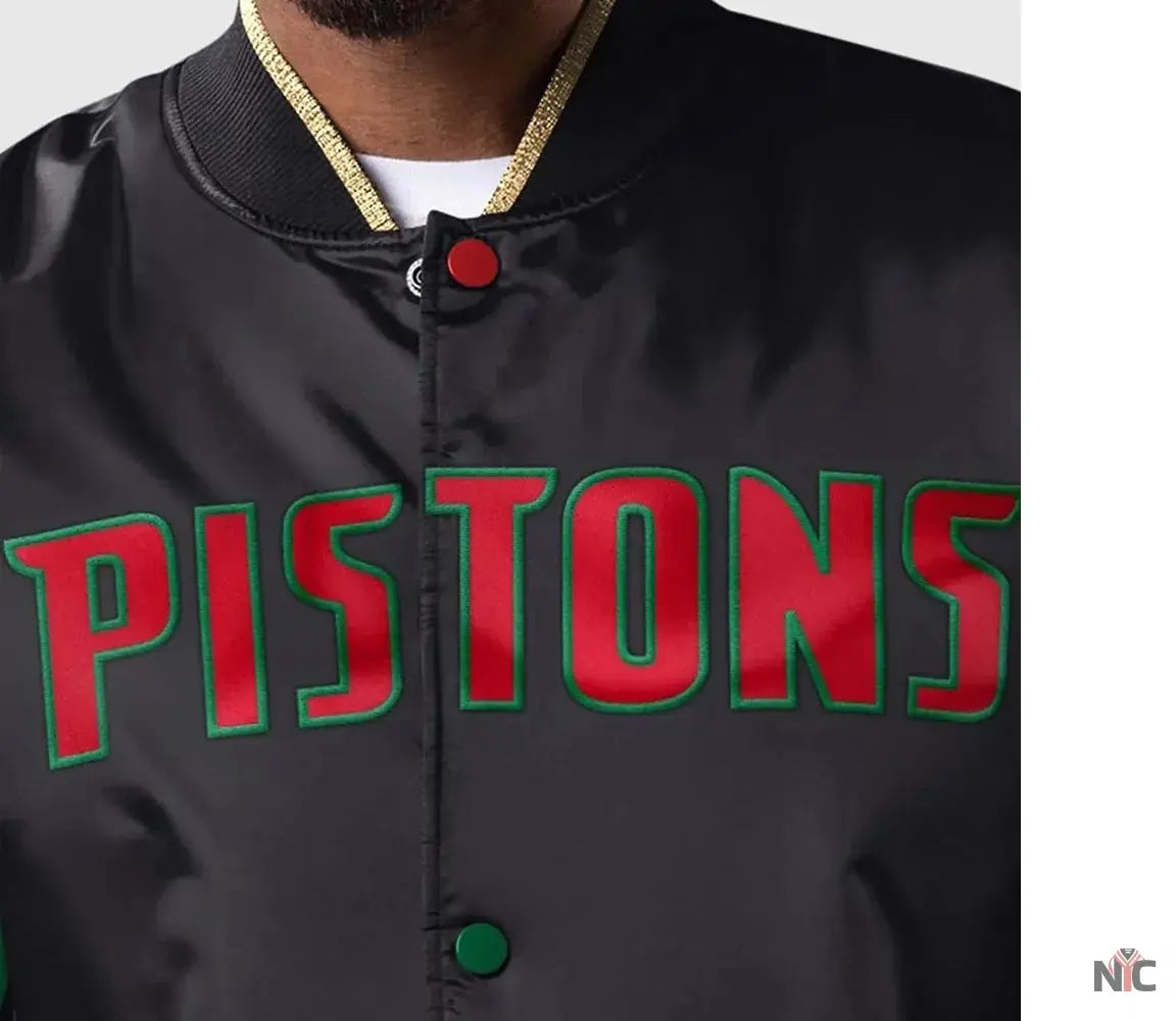 Detroit Pistons Ty Mopkins Black History Month Jacket NYC Jackets