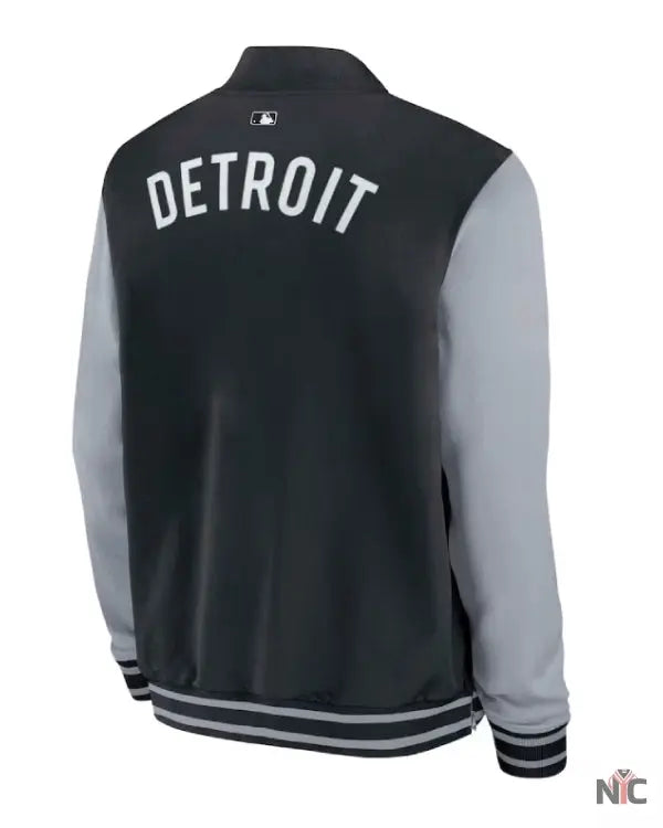 Detroit Tigers Dugout Bomber Jacket NYC Jackets