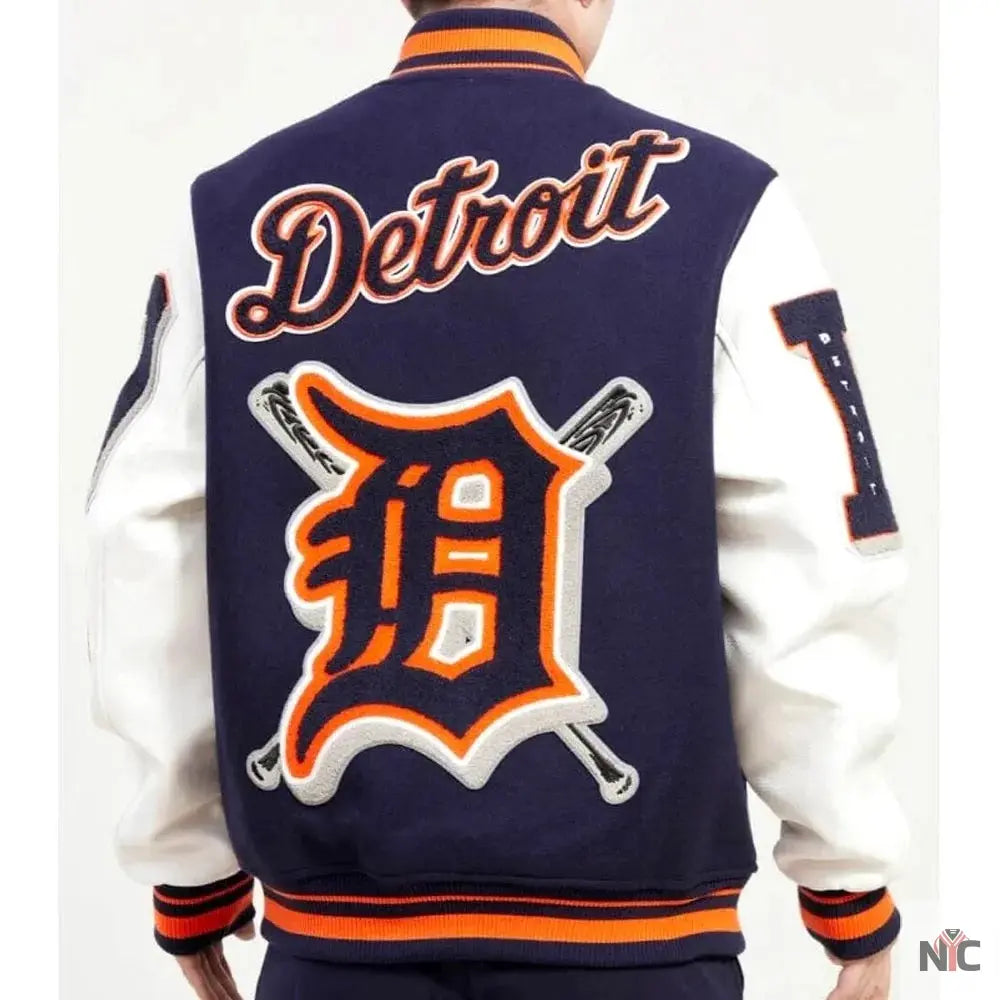 Detroit Tigers Mash Up Varsity Jacket NYC Jackets