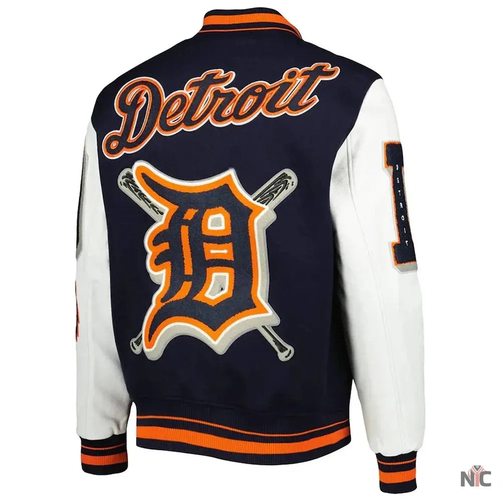 Detroit Tigers Mash Up Varsity Jacket NYC Jackets