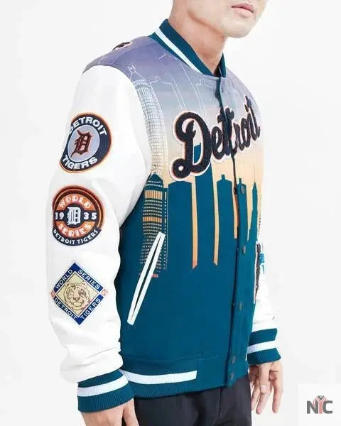 Detroit Tigers Remix Varsity Jacket NYC Jackets