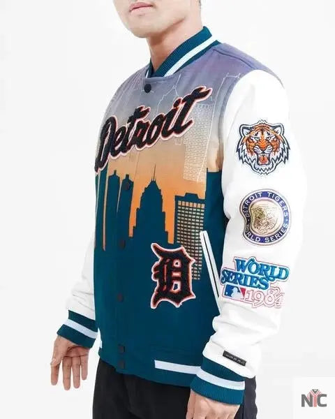 Detroit Tigers Remix Varsity Jacket NYC Jackets