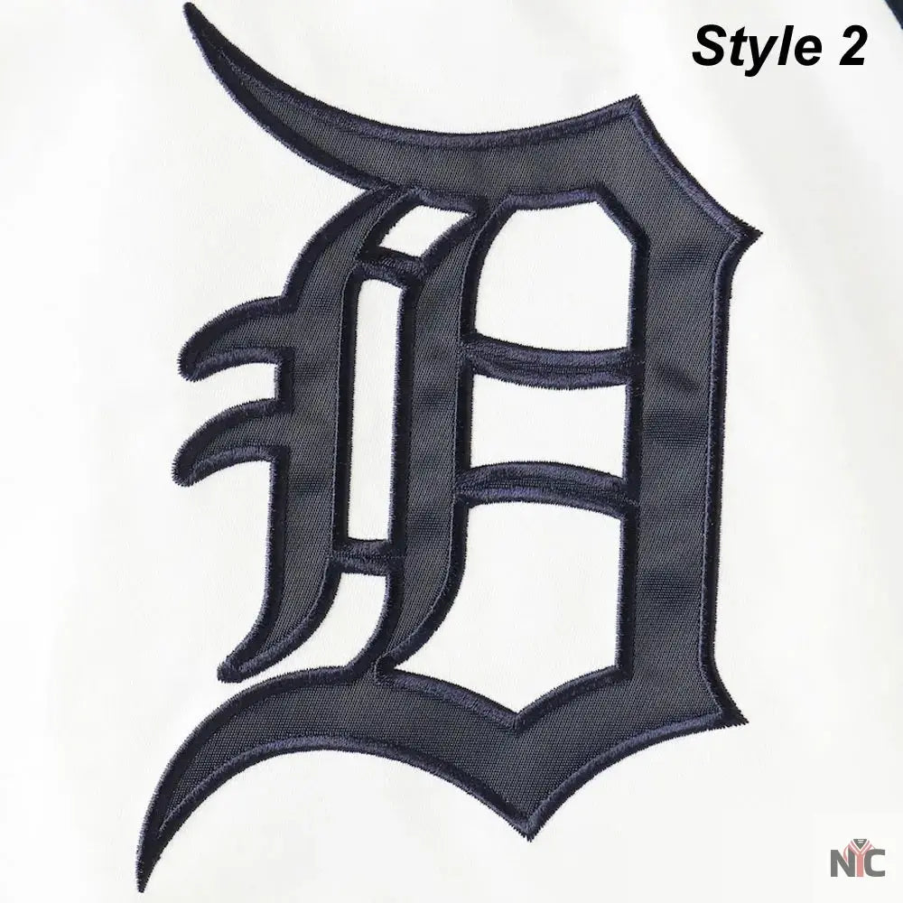 Detroit Tigers Varsity Satin Jacket NYC Jackets