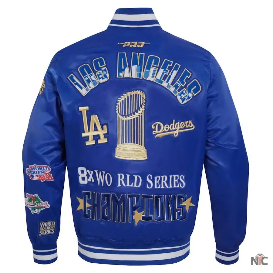 Dodgers 2024 World Series Champions Full-Snap Jacket NYC Jackets