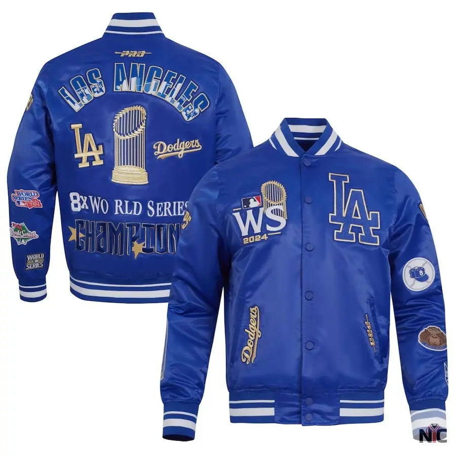 Dodgers 2024 World Series Champions Full-Snap Jacket NYC Jackets