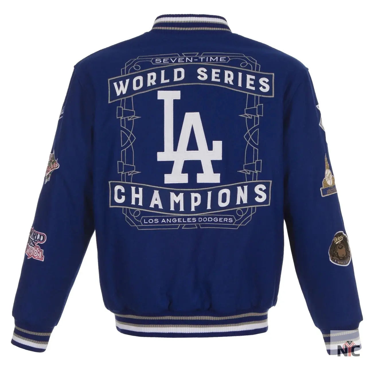 Dodgers Authentic Jh Design Championship Varsity Jacket NYC Jackets