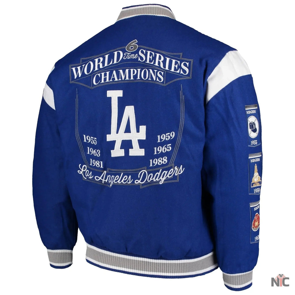 Dodgers Commemorative Championship Varsity Jacket NYC Jackets