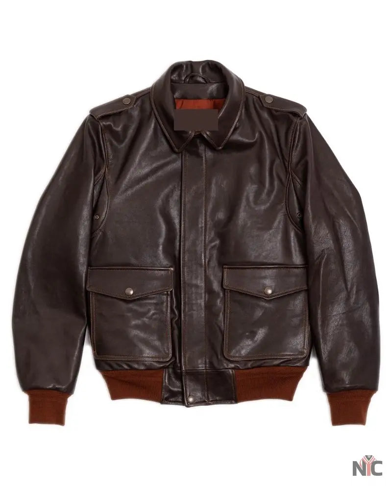 “Don Gentile” A-2 Hand Painted Testa di Moro Flight Jacket NYC Jackets
