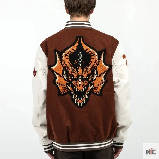 Dungeons & Dragons Red Dragon Varsity Jacket NYC Jackets
