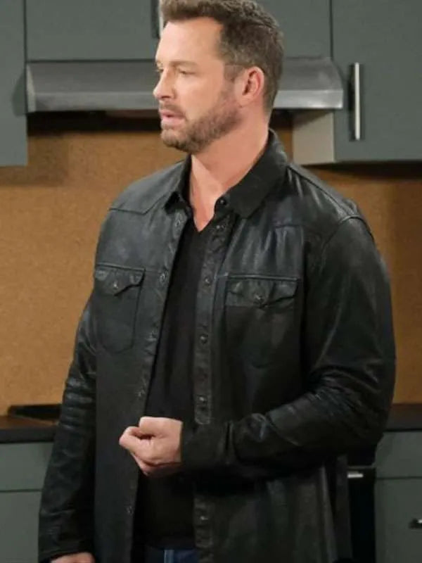 Eric Martsolf Days of Our Lives Leather Jacket NYC Jackets