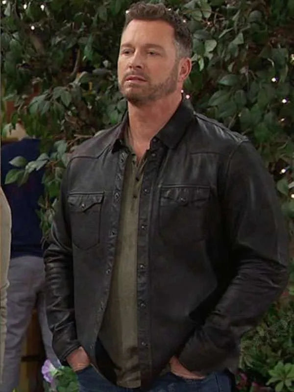 Eric Martsolf Days of Our Lives Leather Jacket NYC Jackets