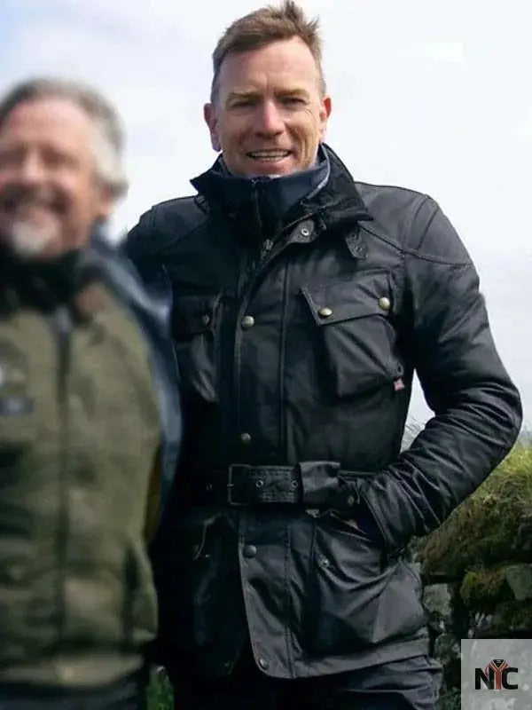 Ewan McGregor Long Way Home S01 Black Jacket NYC Jackets
