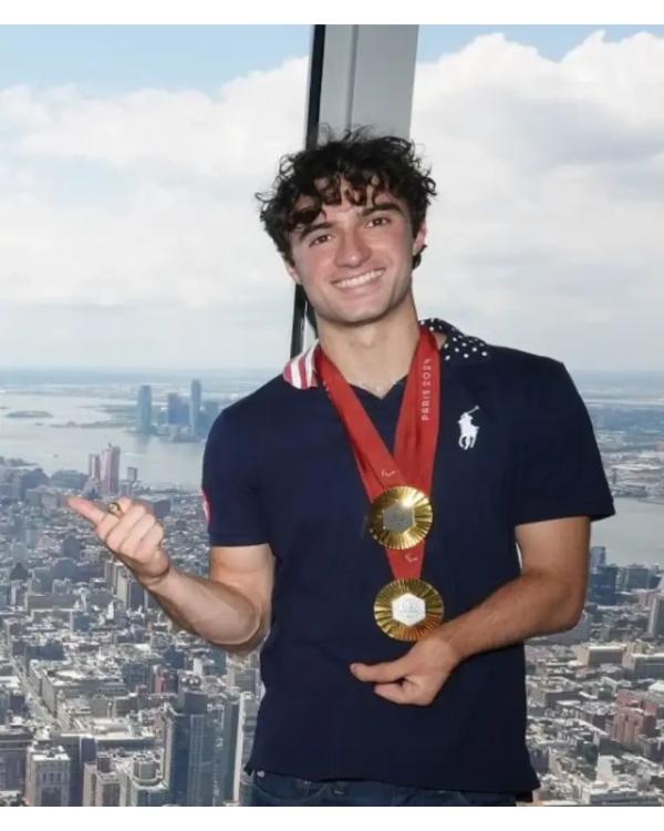 Ezra Frech Empire State Building Polo T-Shirt NYC Jackets