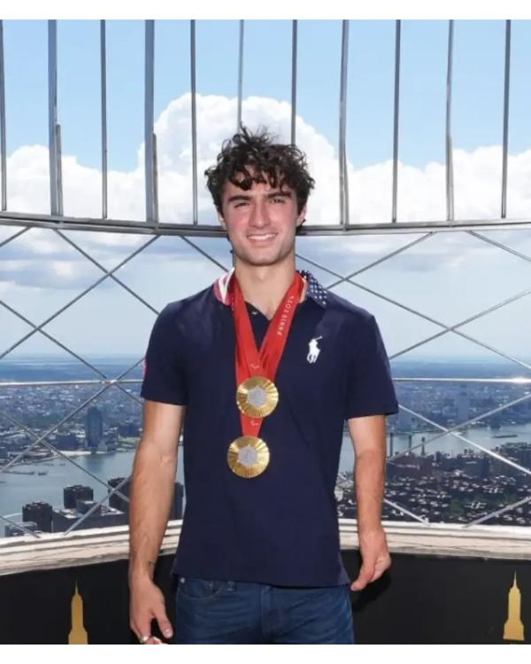 Ezra Frech Empire State Building Polo T-Shirt NYC Jackets