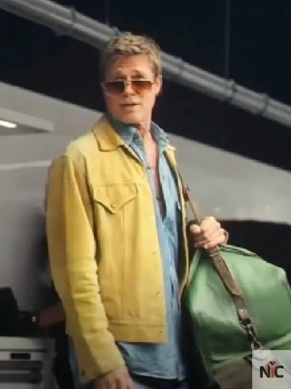 F1 The Movie 2025 Brad Pitt Suede Leather Jacket NYC Jackets