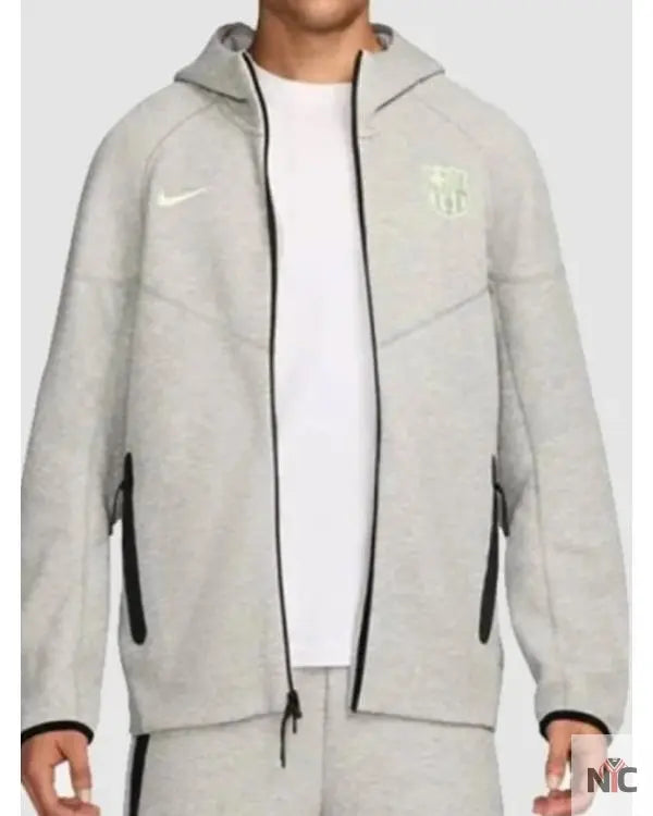 FC Barcelona Tech Fleece Hoodie NYC Jackets