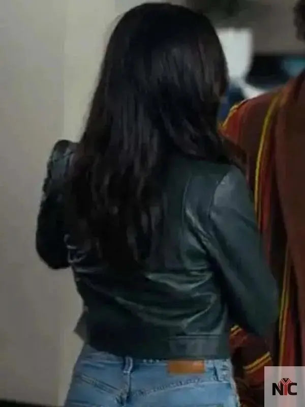 FUBAR S02 Emma Brunner Black Leather Jacket NYC Jackets