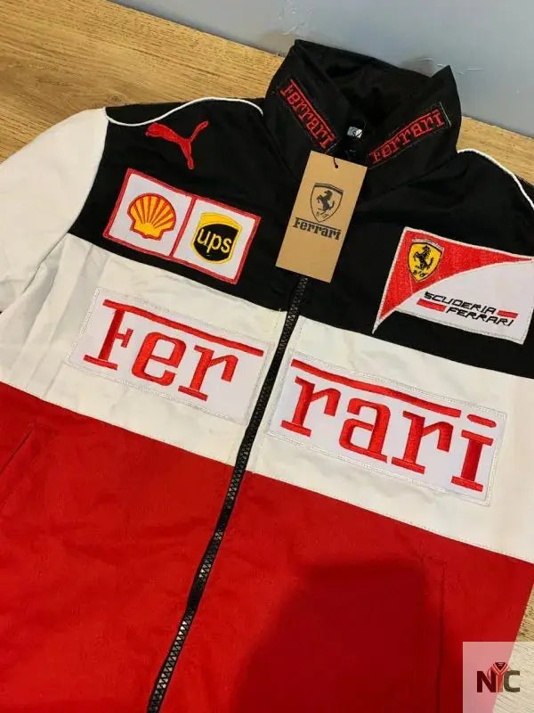Ferrari F1 90s Vintage Racing Bomber Jacket NYC Jackets