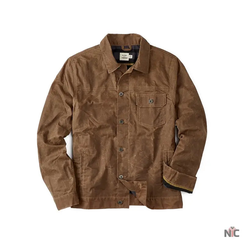 Flint And Tinder Waxed Trucker Jacket NYC Jackets