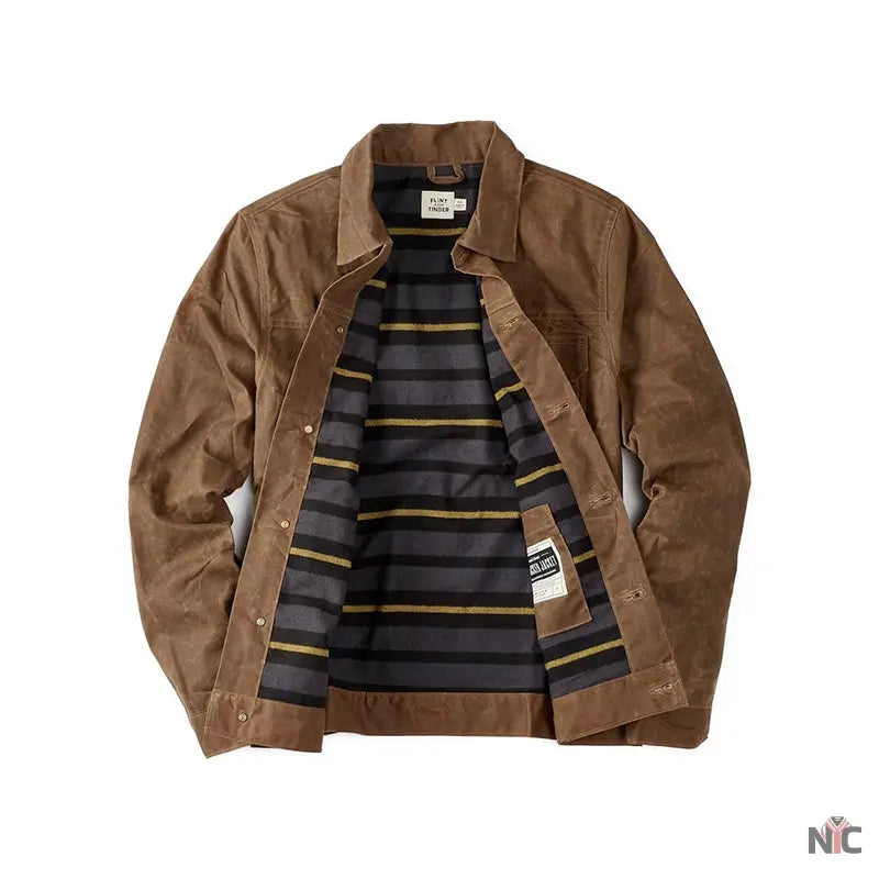 Flint And Tinder Waxed Trucker Jacket NYC Jackets
