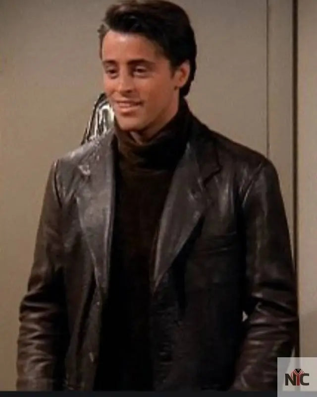 Friends Joey Tribbiani Matt LeBlanc Leather Jacket NYC Jackets