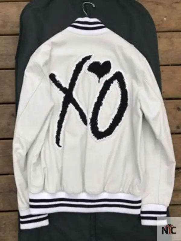Future XO Varsity White Jacket NYC Jackets