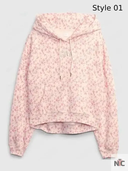 Gap x LoveShackFancy Floral Printed Hoodie NYC Jackets
