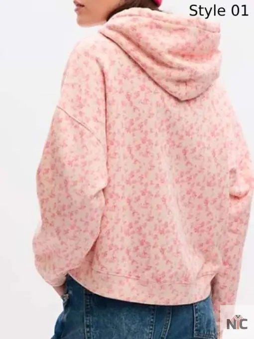 Gap x LoveShackFancy Floral Printed Hoodie NYC Jackets