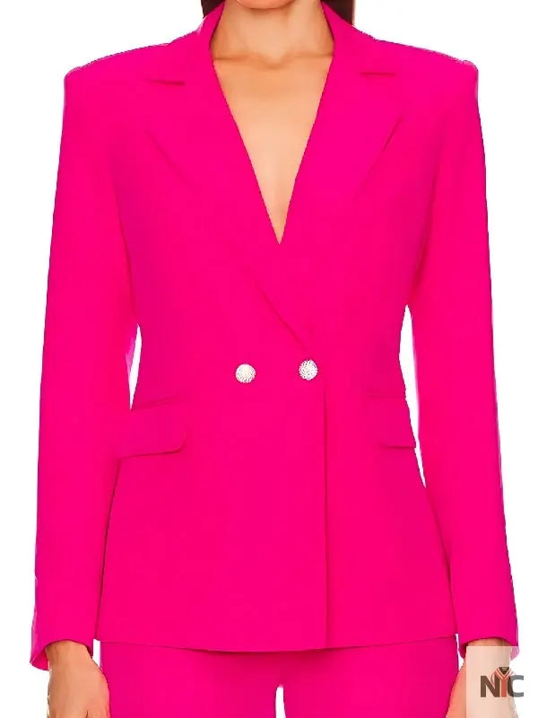 Ginny & Georgia S03 Brianne Howey Pink Blazer NYC Jackets