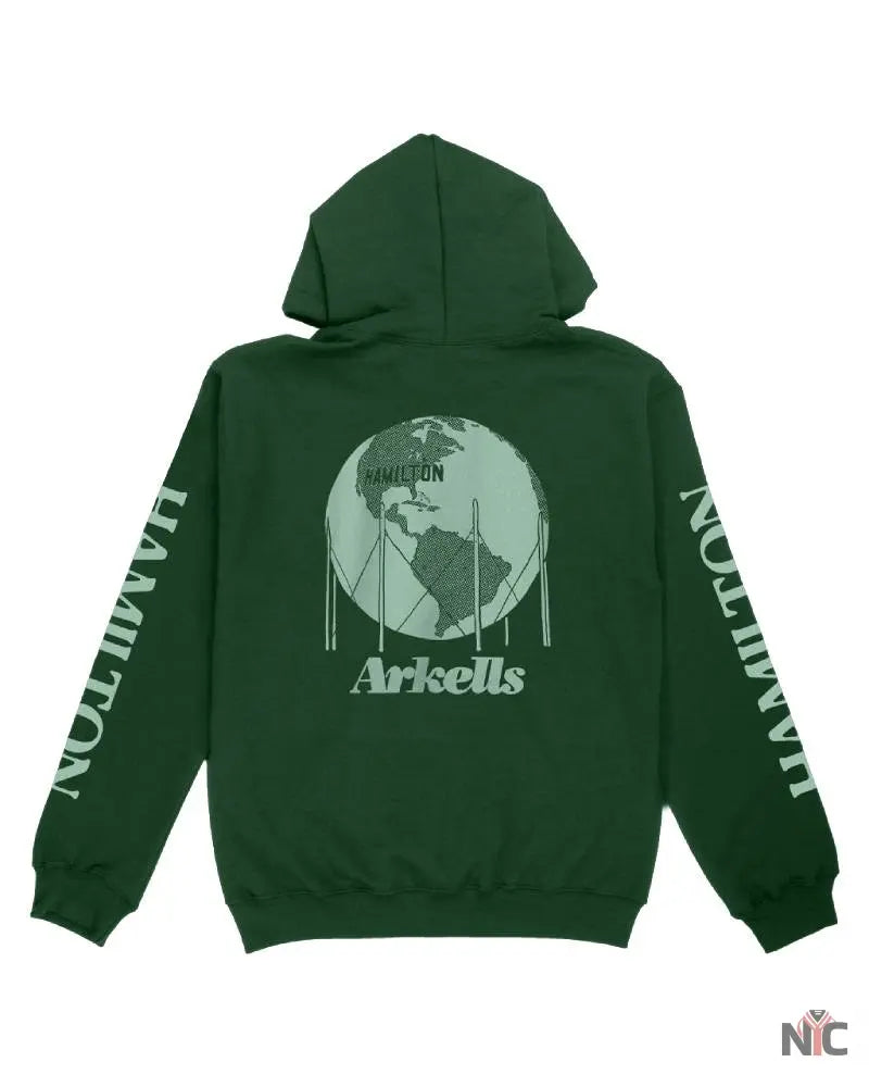 Globe Pullover Hoodie NYC Jackets