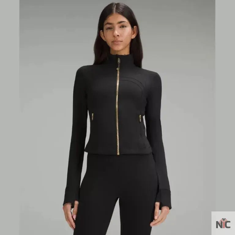 Gold Zipper Lululemon Jacket NYC Jackets