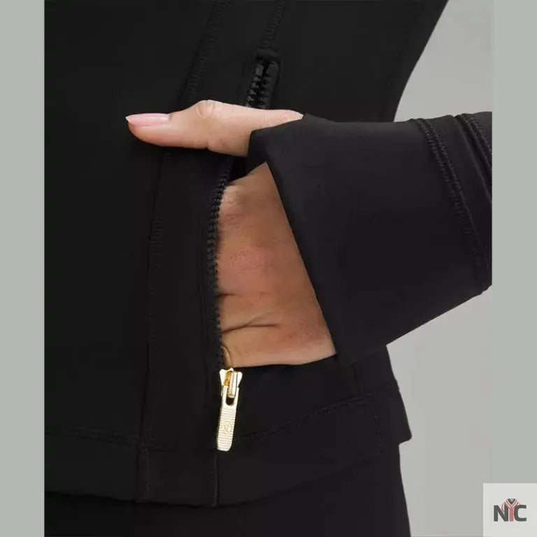 Gold Zipper Lululemon Jacket NYC Jackets