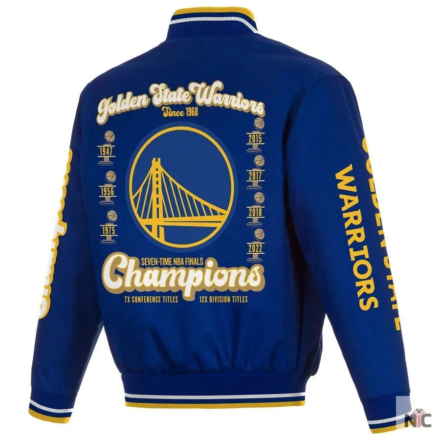 Golden State Warriors 2022 NBA Finals Champions Jacket NYC Jackets