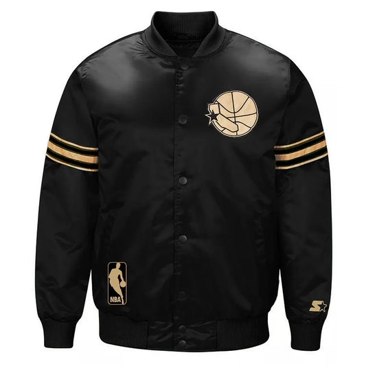 Golden State Warriors Domestic Wool & Leather Varsity Jacket
