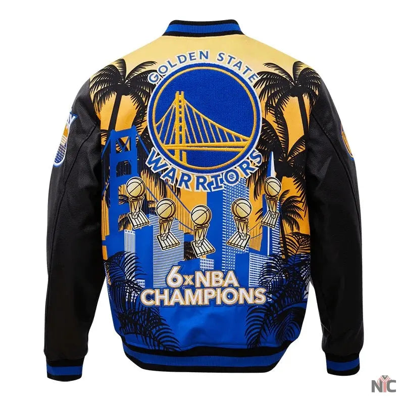 Golden State Warriors Final Champions Varsity Jacket NYC Jackets