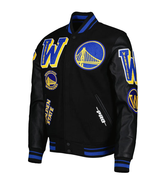 Golden State Warriors Mashup Varsity Jacket