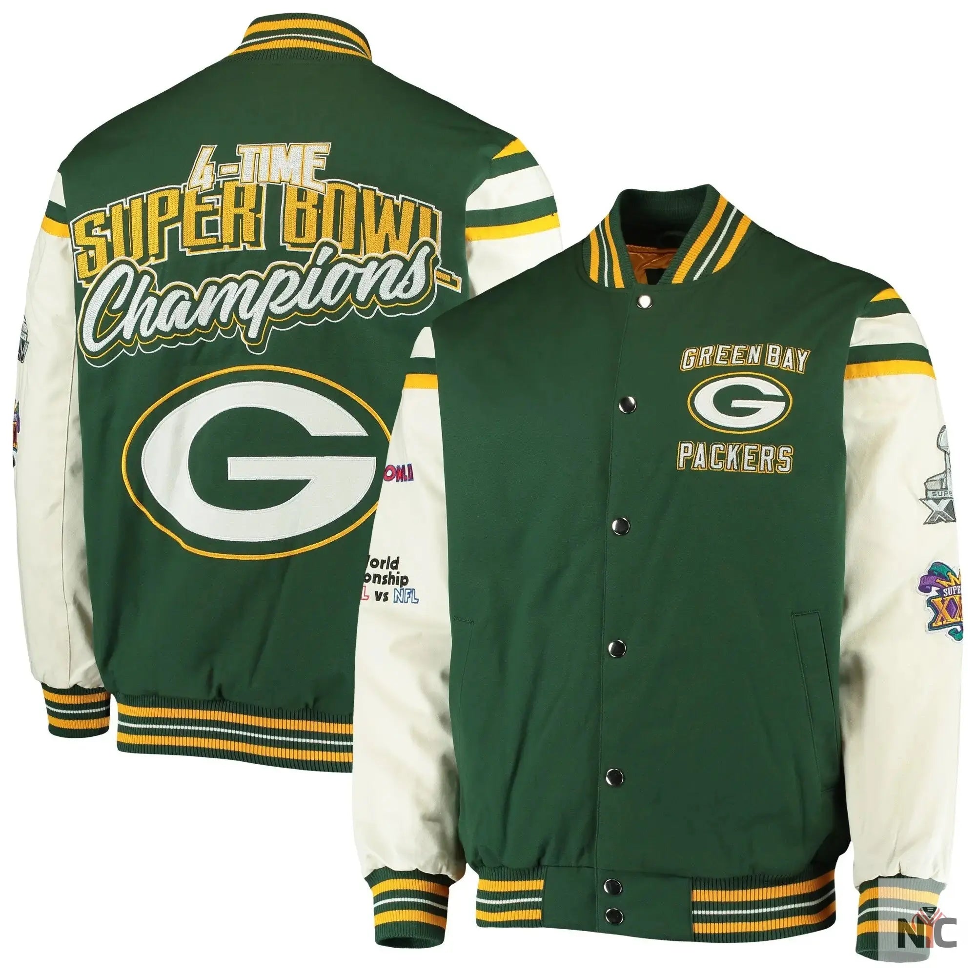 Green Bay Packers Super Bowl Jacket NYC Jackets