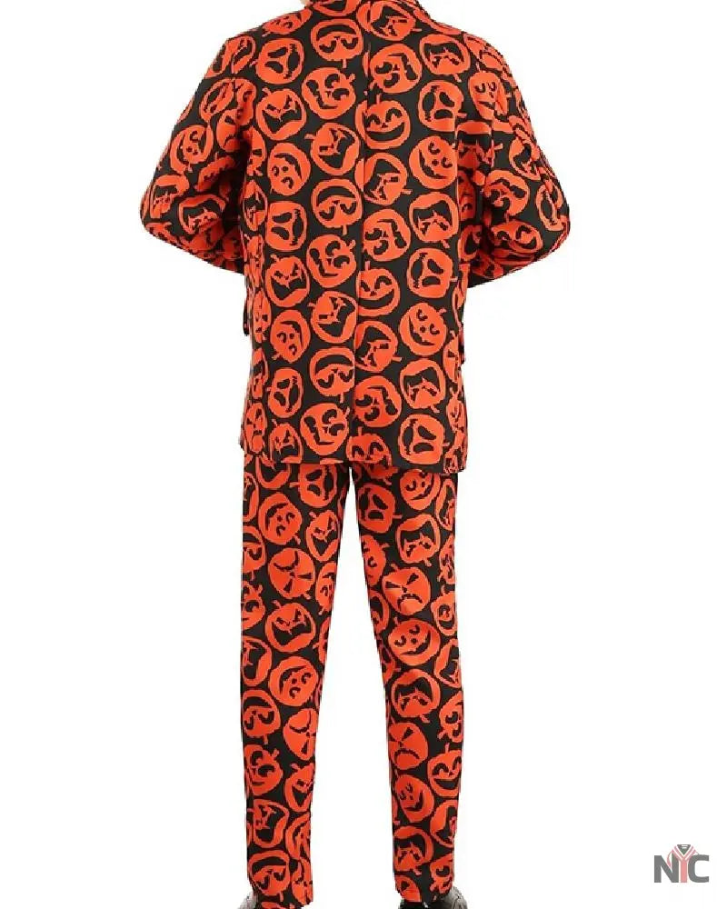 Halloween Party Pumpkin Suit NYC Jackets