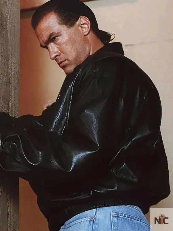 Hard to Kill Steven Seagal Leather Jacket NYC Jackets