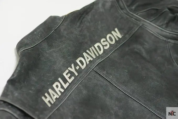Harley Davidson Black Boxford Leather Jacket NYC Jackets