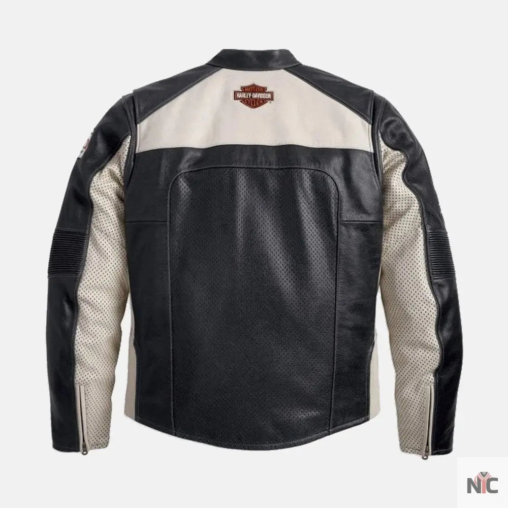 Harley Davidson Regulator Perforated Leather Jacket NYC Jackets