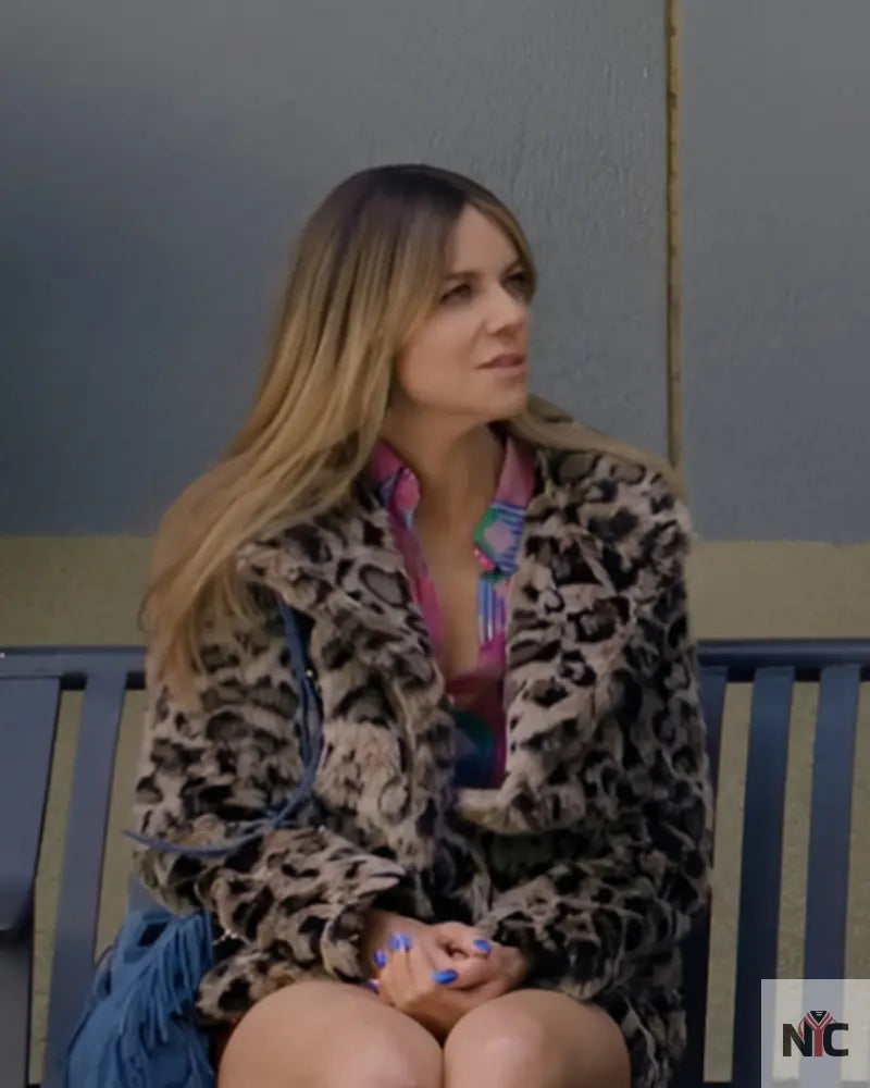 High Potential 2024 Kaitlin Olson Leopard Coat NYC Jackets