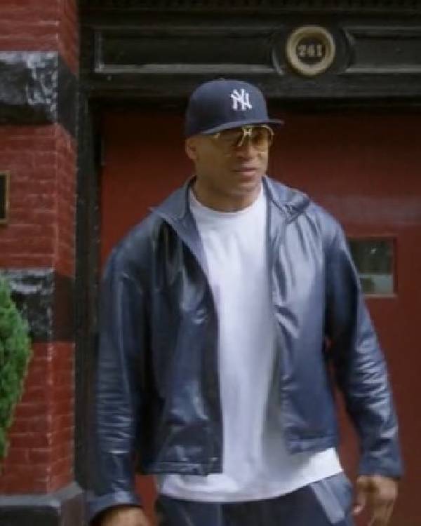 Hip Hop Was Born Here LL Cool J Blue Leather Jacket NYC Jackets