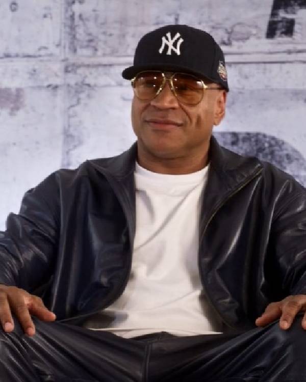 Hip Hop Was Born Here LL Cool J Blue Leather Jacket NYC Jackets