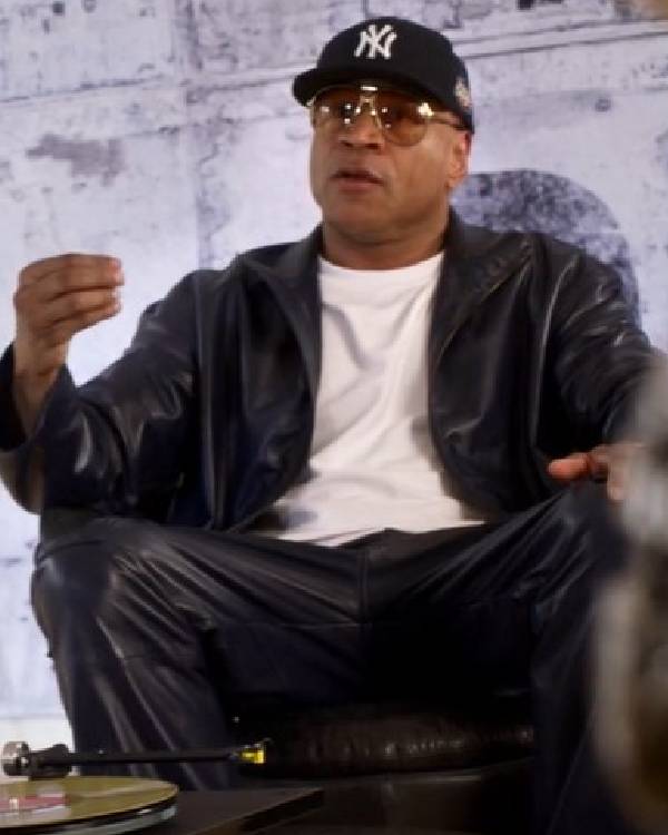 Hip Hop Was Born Here LL Cool J Blue Leather Jacket NYC Jackets