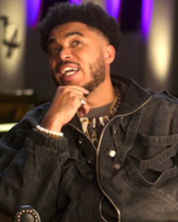 Hitmakers 2025 Tommy Brown Black Denim Jacket NYC Jackets