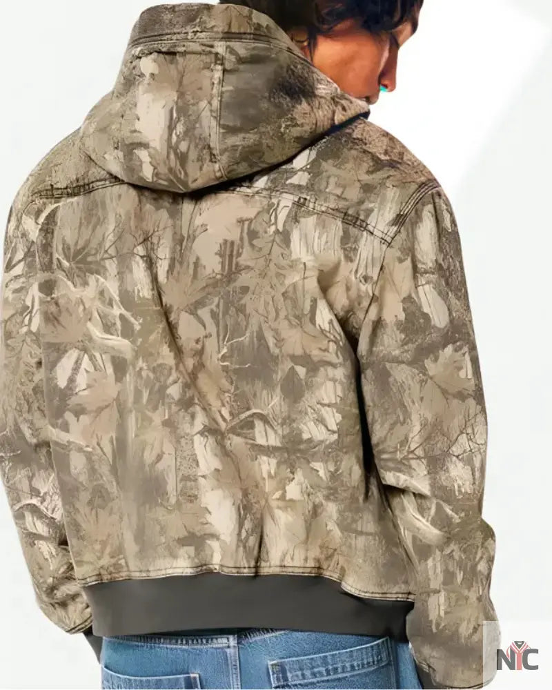 Hollister Camo Hooded Jacket NYC Jackets
