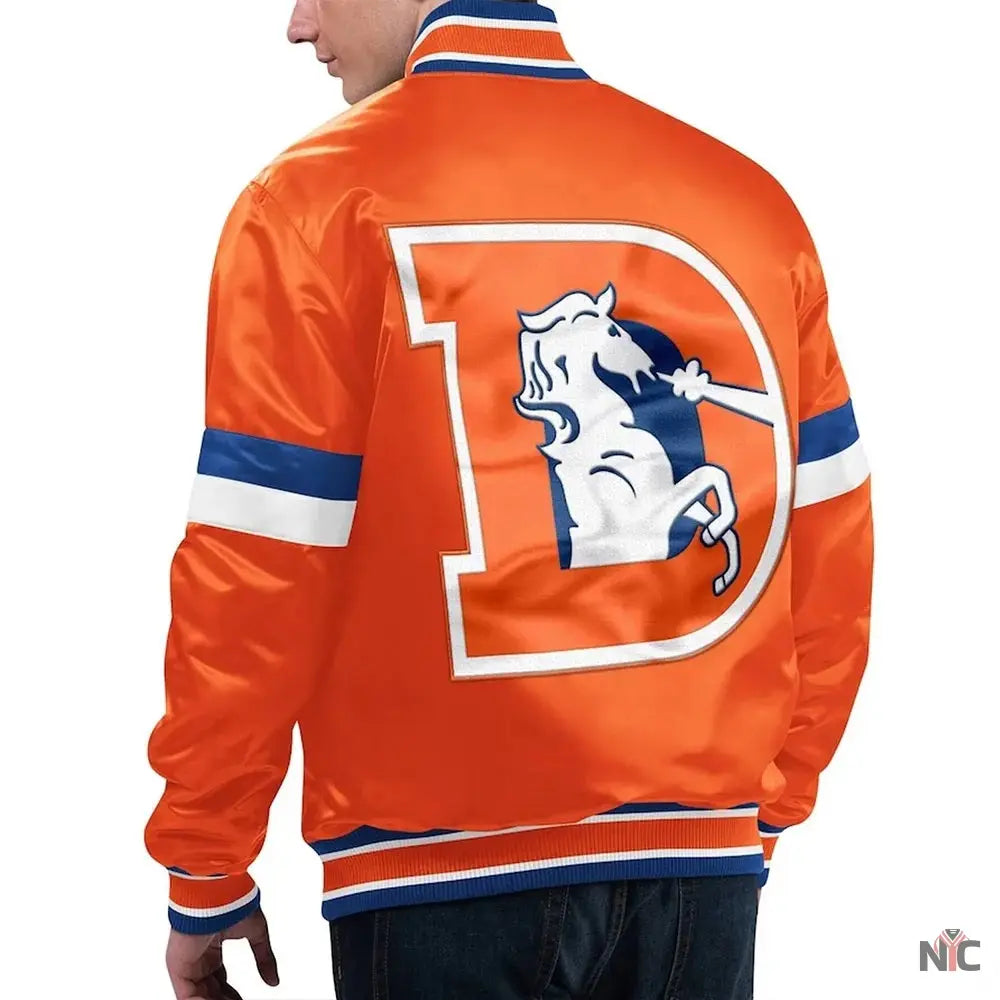 Home Game Denver Broncos Orange Jacket NYC Jackets