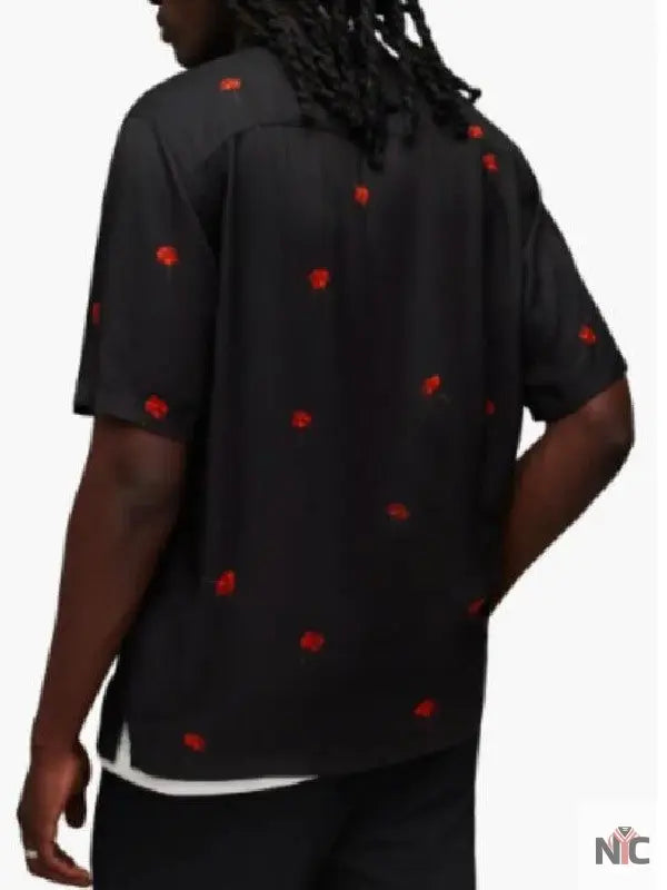 Hot Ones S27 Aaron Paul Poppies Floral Print Shirt NYC Jackets