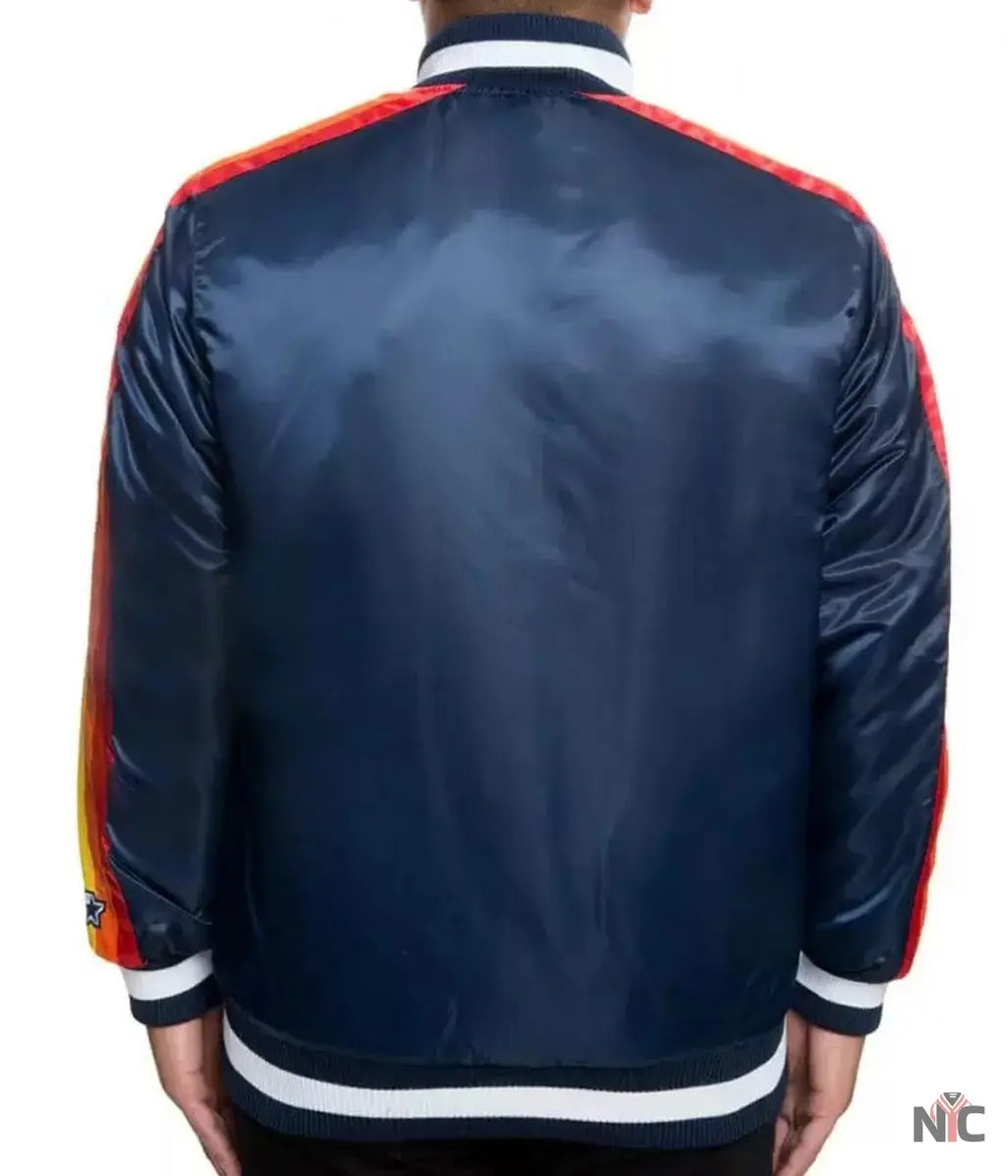 Houston Astros Bomber Blue Jacket NYC Jackets